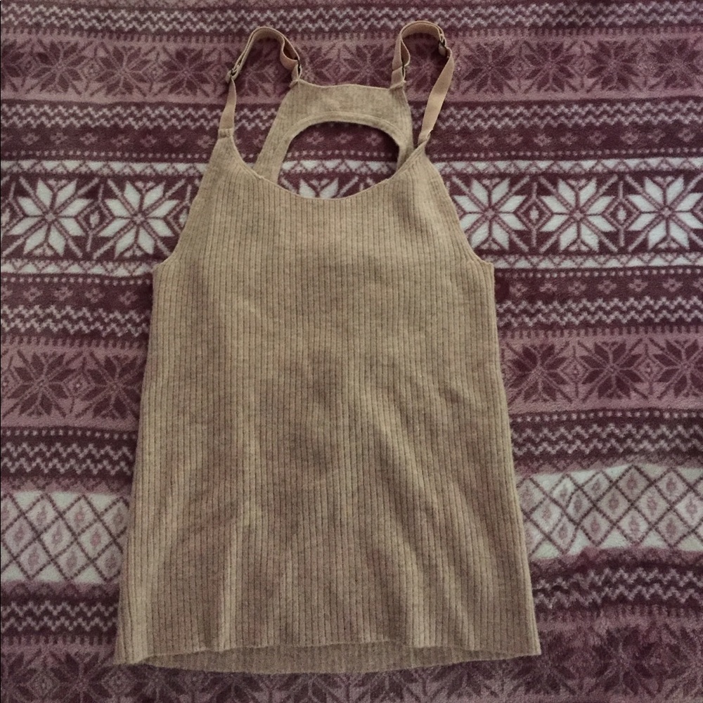 American eagle outfitters blush pink tank top